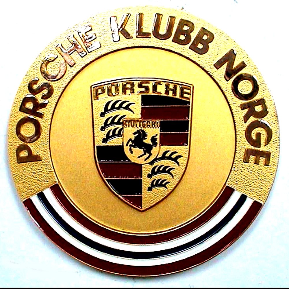 Porsche Club of Norway car badge